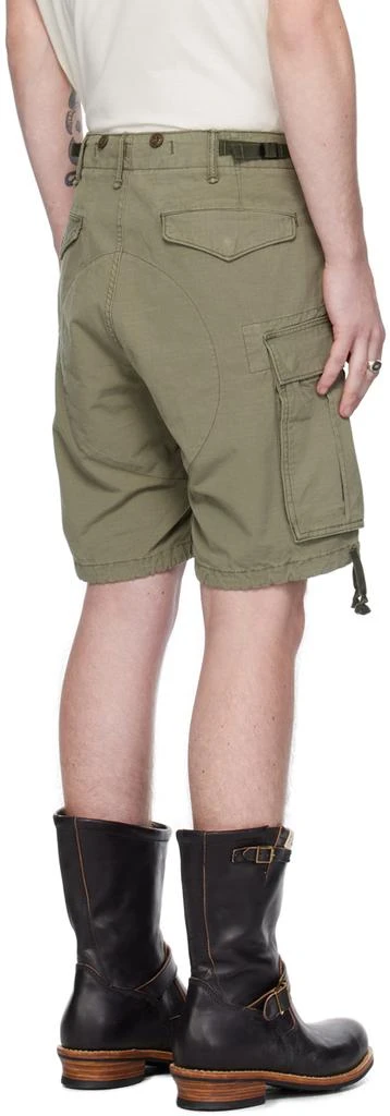 RRL Khaki Cargo Pocket Shorts 3