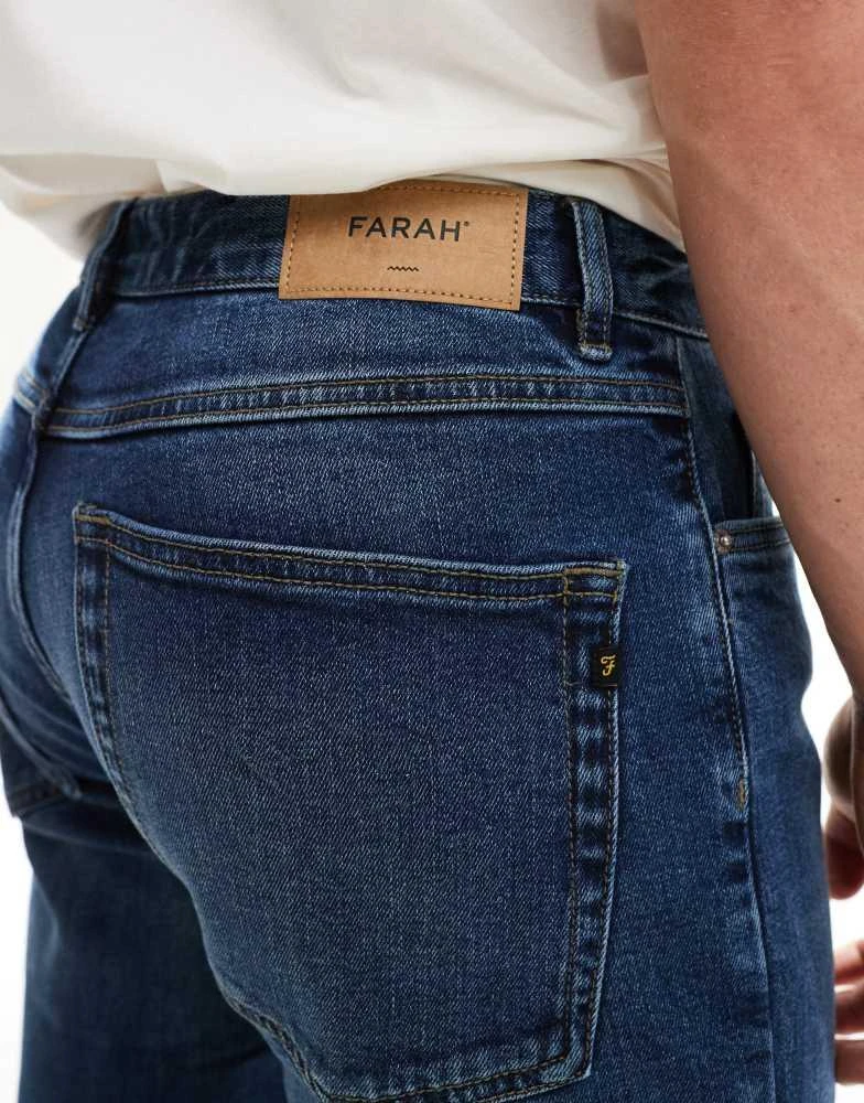 Farah Farah Elm slim jeans in denim wash 3