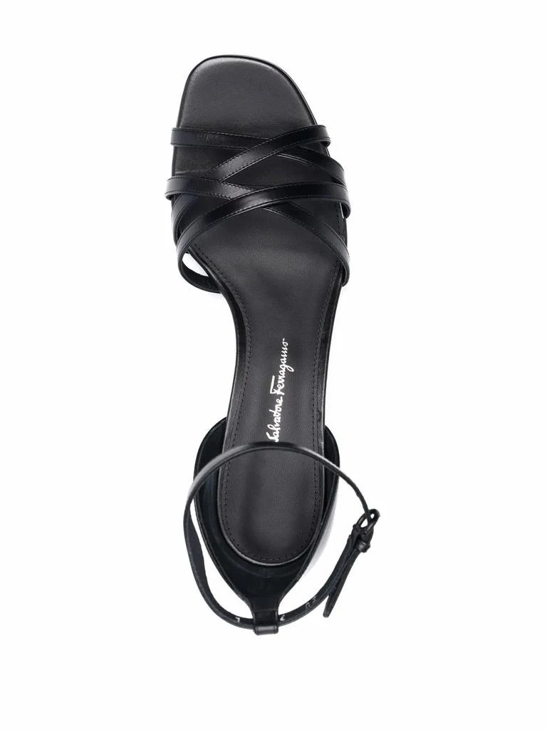 Salvatore Ferragamo Ferragamo Strap-Detail Open-Toe Sandals 1