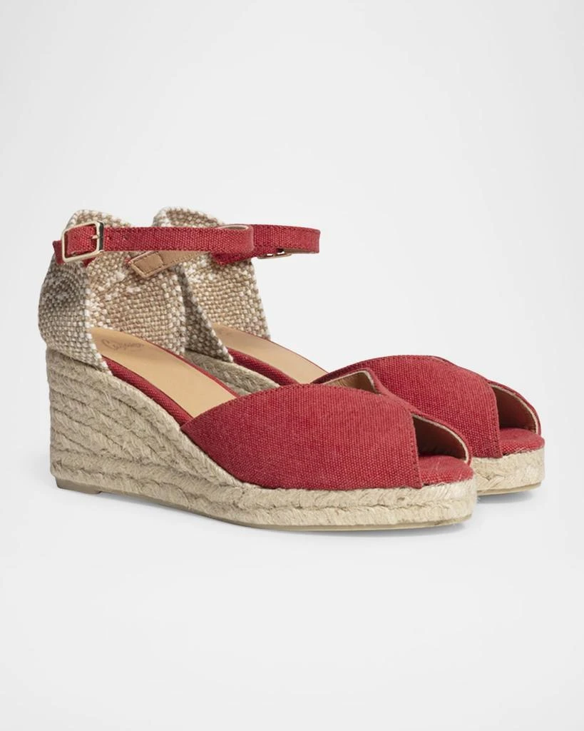 Castaner Bianca Canvas Wedge Espadrilles 2