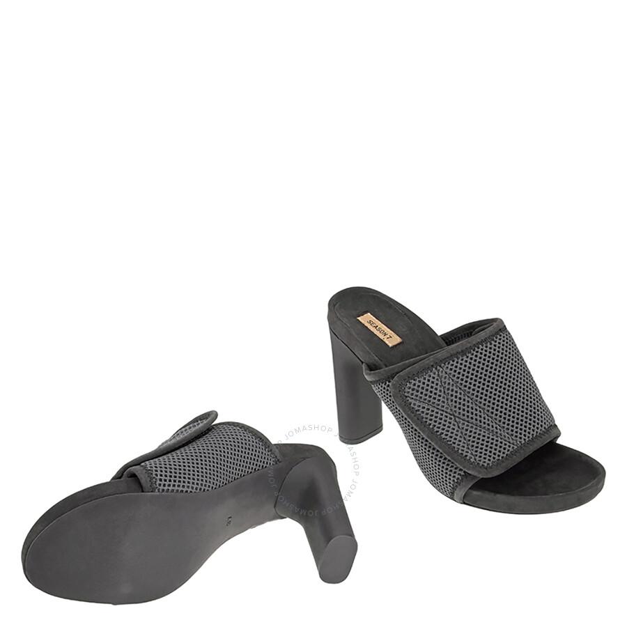 YEEZY Ladies Graphite 100 Slide Mesh Sandal