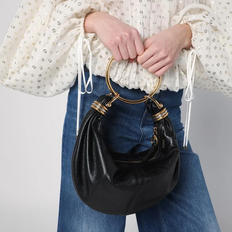 Chloé Small Bracelet Hobo bag black 2
