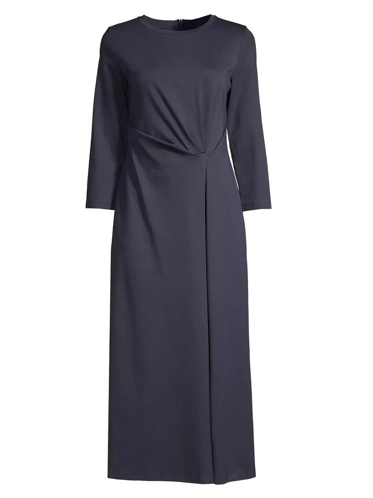 Weekend Max Mara Gessy Gathered Long-Sleeve Midi-Dress 1