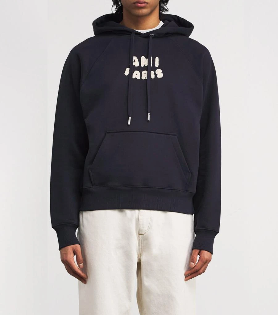 AMI Organic Cotton Logo Hoodie 3