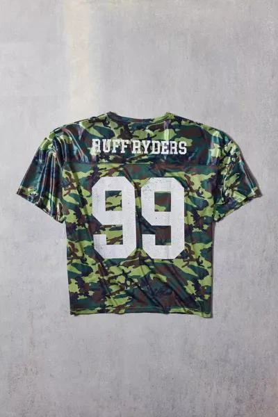 Urban Outfitters Ruff Ryders Football Jersey Mesh Tee 6