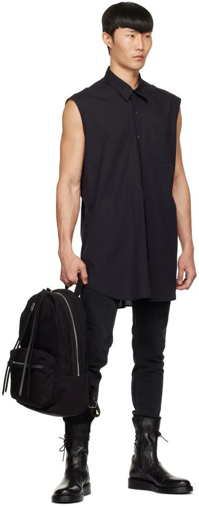 ANN DEMEULEMEESTER Black Jessie Backpack 4