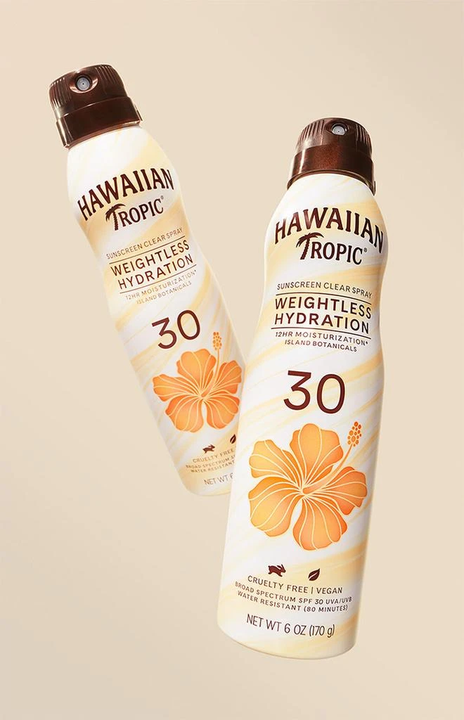 Hawaiian Tropic Weightless Hydration Clear Spray SPF 30 1