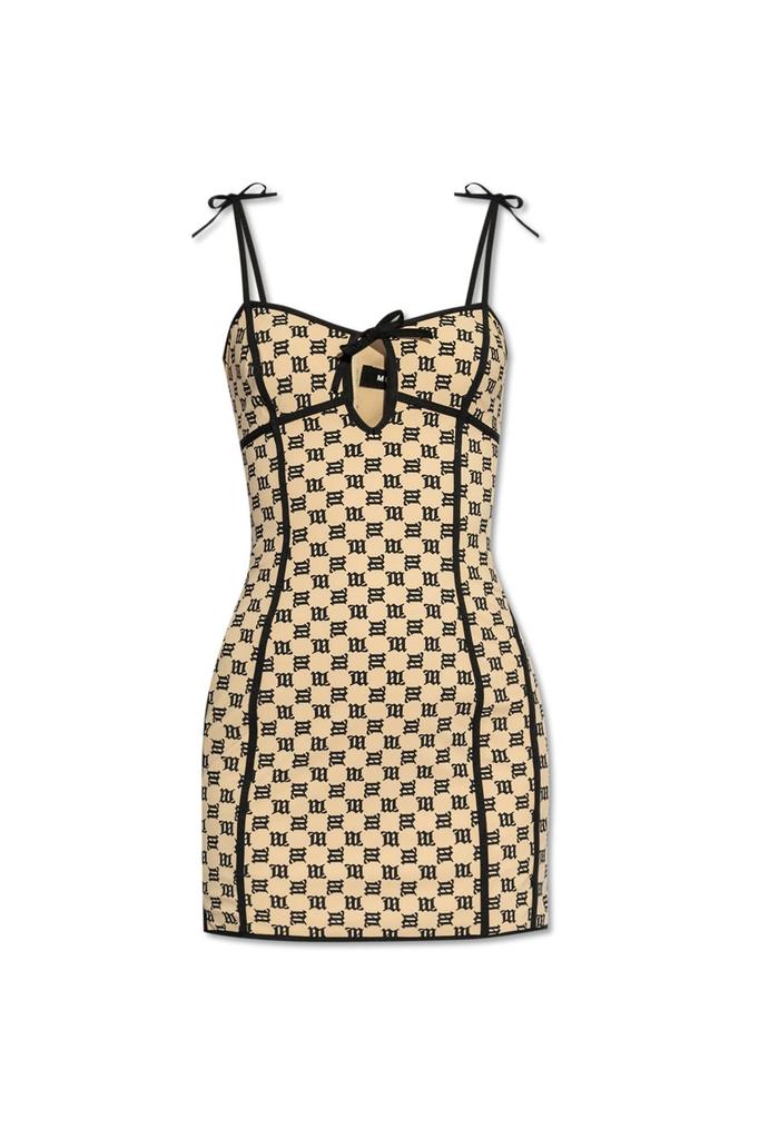 Misbhv Misbhv Monogram Coquette Mini Dress