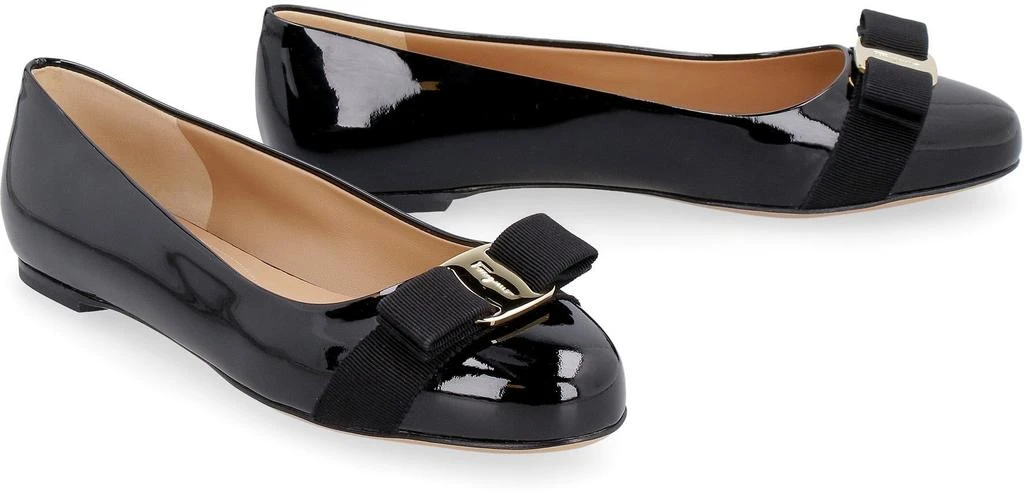 Salvatore Ferragamo Salvatore Ferragamo Varina Patent Leather Ballet Flats 3