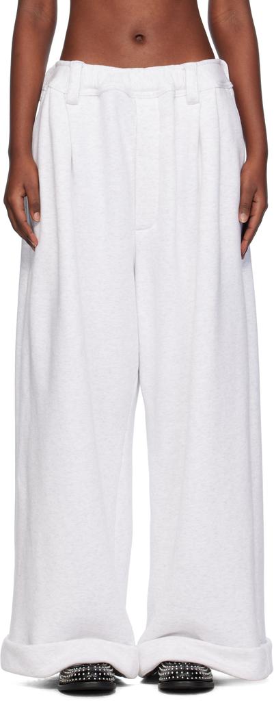 Meryll Rogge Gray Drawstring Chino Lounge Pants