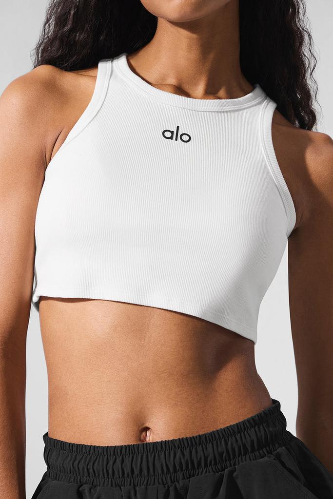 Alo Aspire Tank - Bright Red/White - Outdoor Clothing - Free