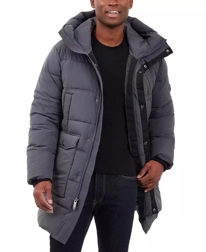 Michael Kors Men's Heavyweight Hooded Long Puffer Coat 4