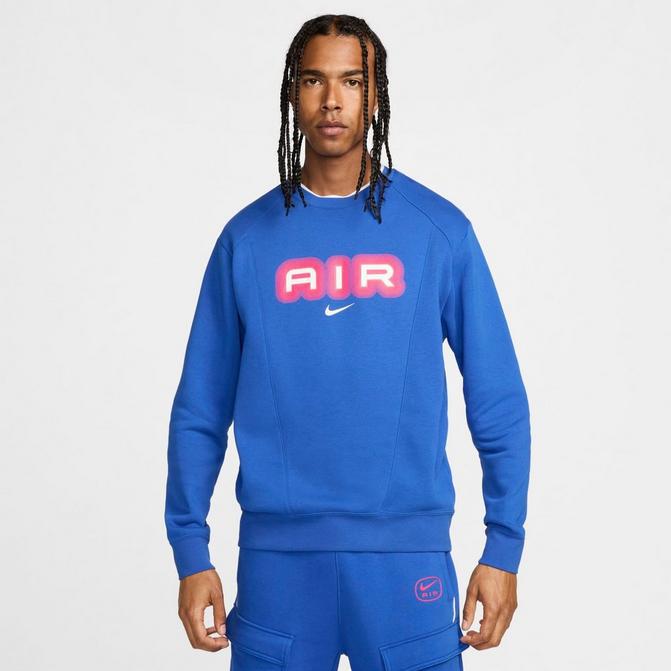 men's nike air fleece crewneck sweatshirt