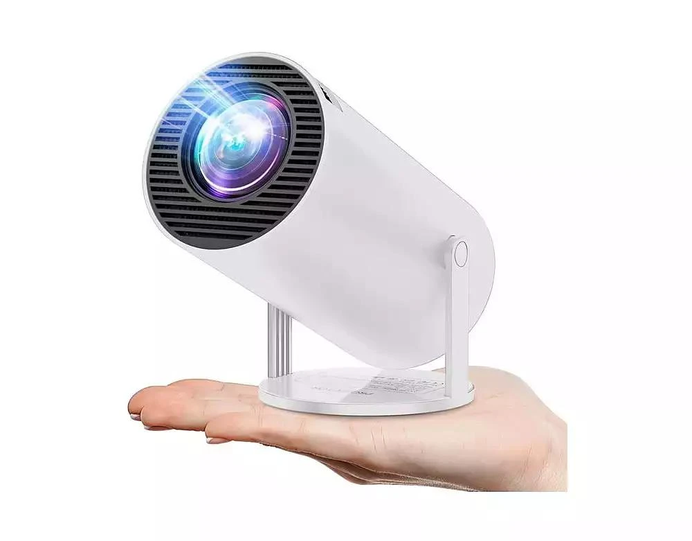 ELEPHAS Projector 4K 1080P Support, Mini Projector Smart for Movie Projection Compatible with Phone- White