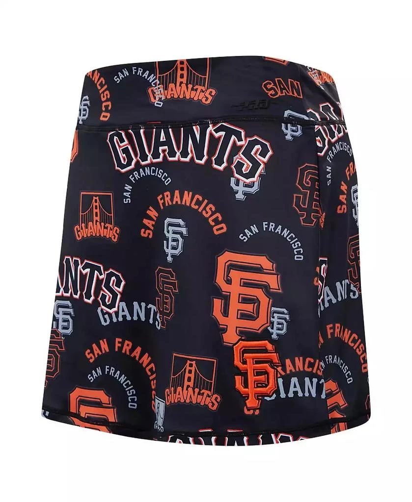 Pro Standard Women's Black San Francisco Giants Toss Logo Lux Skirt 3