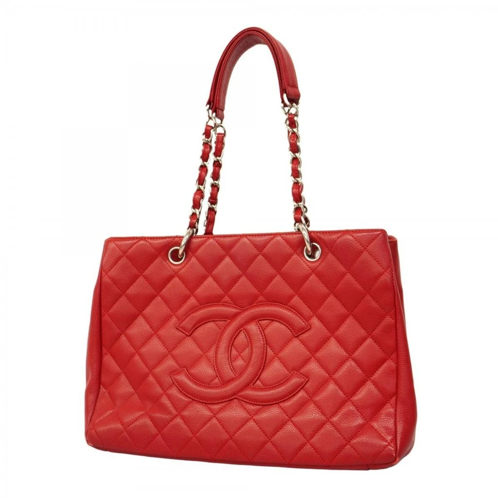 Chanel Grained Calfskin Tote Bag (Pre-Owned) 1