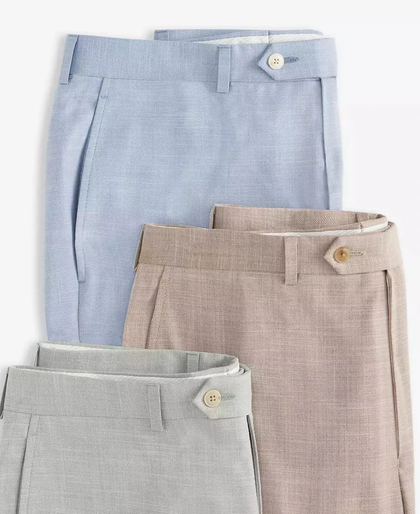 Michael Kors Men's Classic-Fit Sharkskin Dress Pants 3