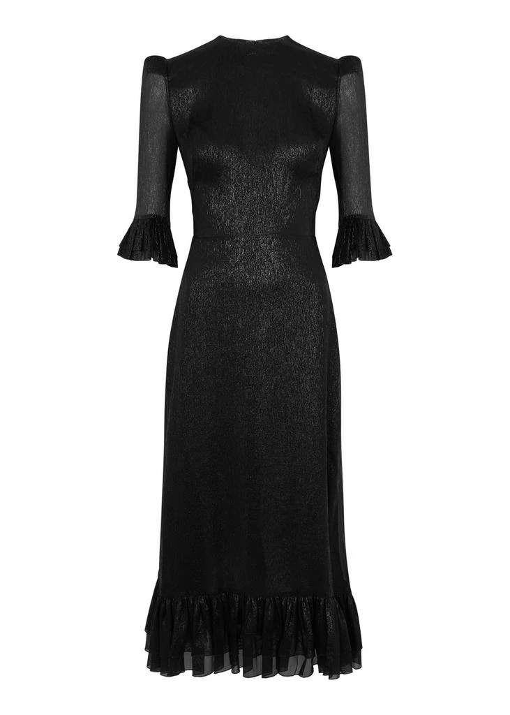 The Vampire's Wife The Falconetti silk-blend lamé midi dress  1