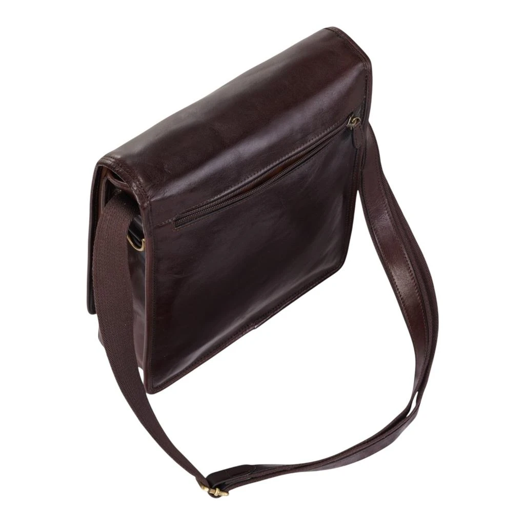 Infinity Leather Leather Vintage Brown Messenger Shoulder Crossbody Travel Business Bag - Ranger 5