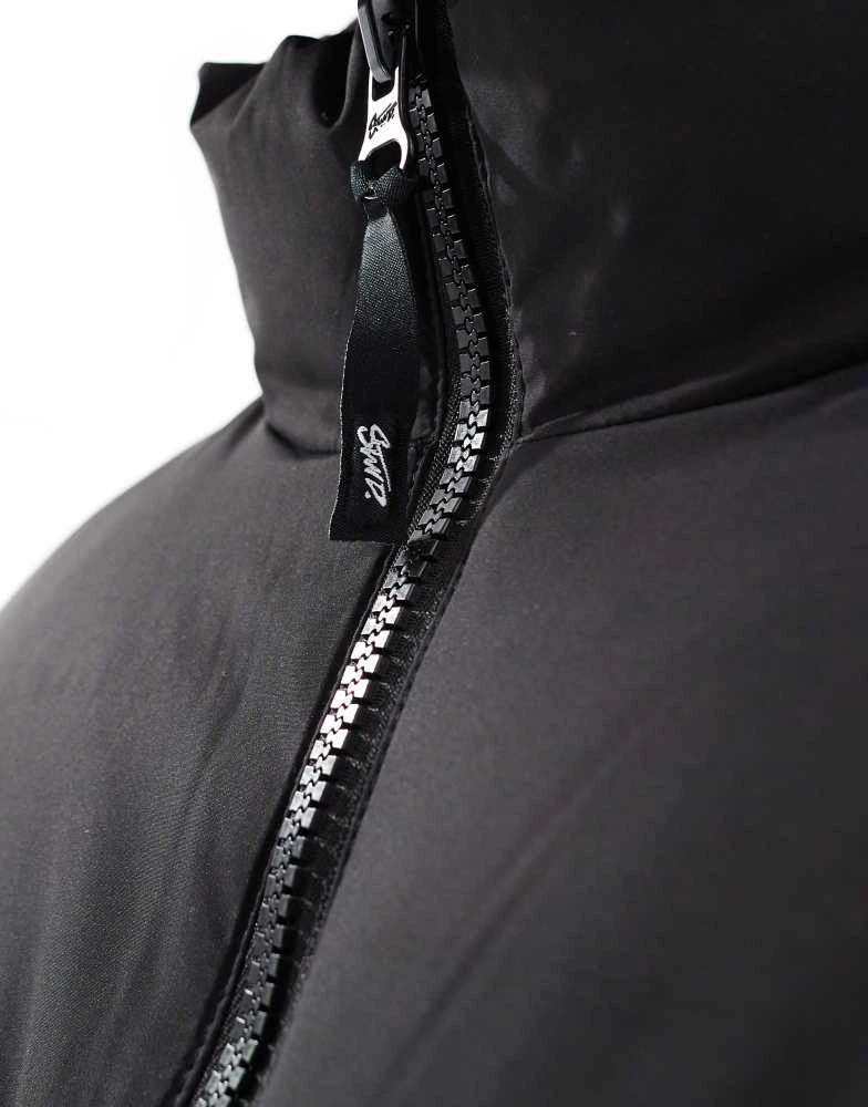 Pull&Bear Pull&Bear STWD puffer jacket in black 2