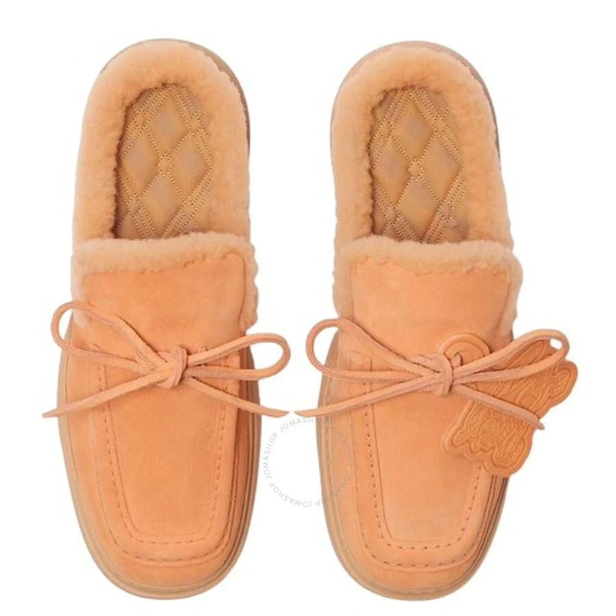 Burberry Suede And Shearling Stony Mules 1