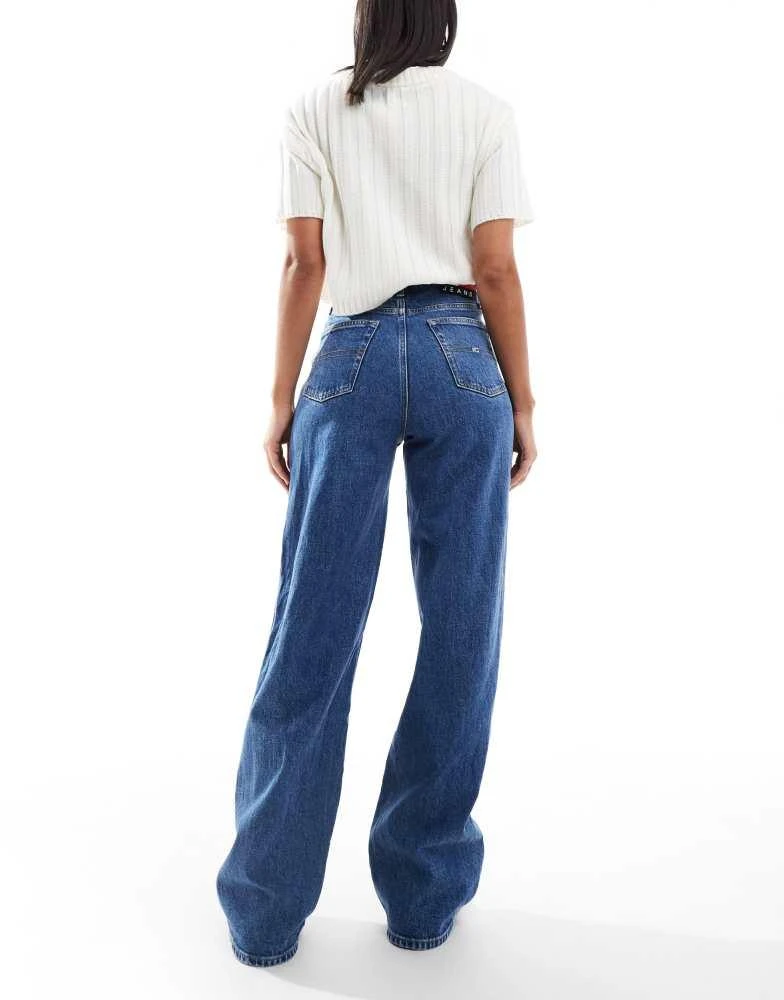 Tommy Jeans Tommy Jeans Claire high rise wide leg jeans in mid wash 2