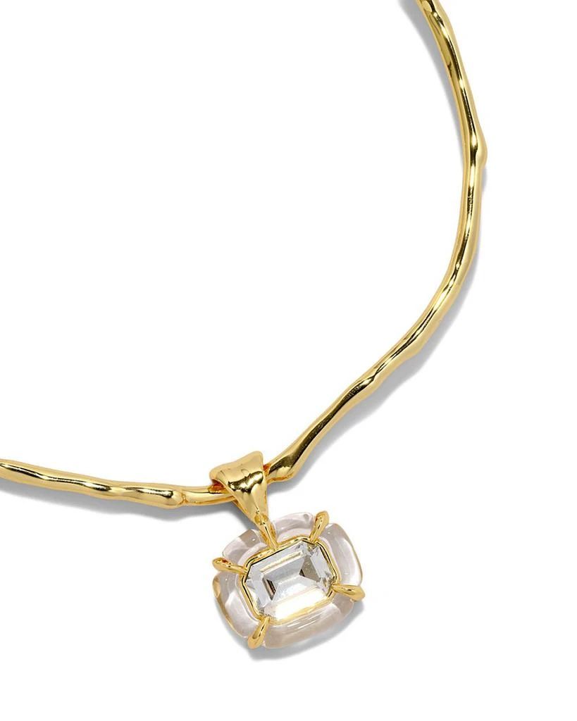 Alexis Bittar Liquid Lucite Jeweled Crystal Collar Necklace 3