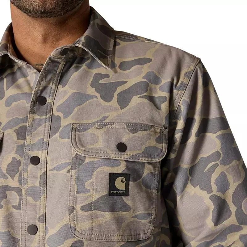 Carhartt Carhartt Men's Canvas Fleece Lined Shirt Jacket 6