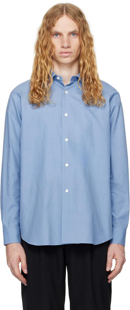 AURALEE WASHED FINX TWILL BIG SHIRT