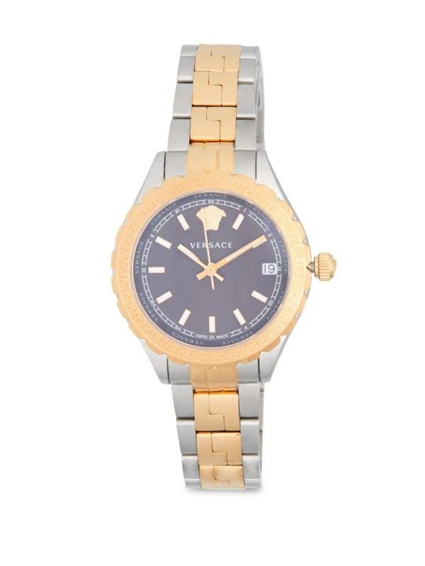 Versace Polished Bicolor Bracelet Watch 1