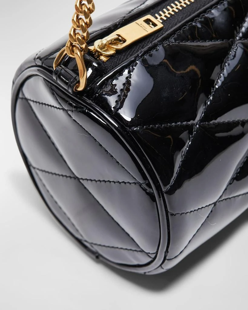 Yves Saint Laurent Sade Mini YSL Tube Shoulder Bag in Quilted Patent Leather 5