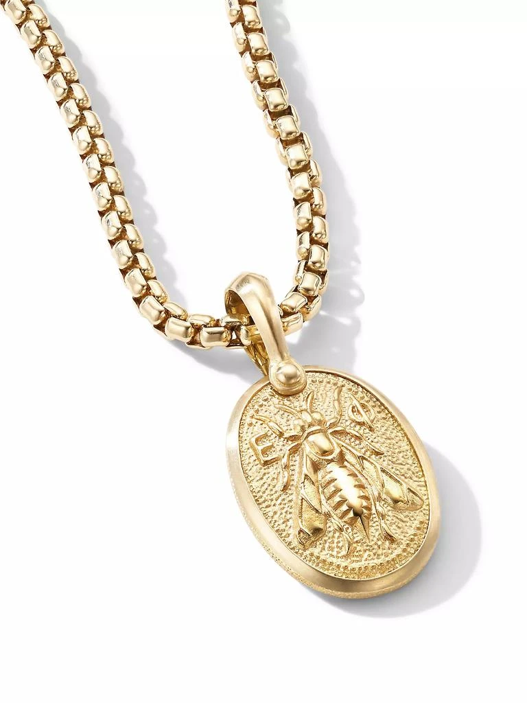 David Yurman Petrvs Bee Amulet in 18K Yellow Gold 3