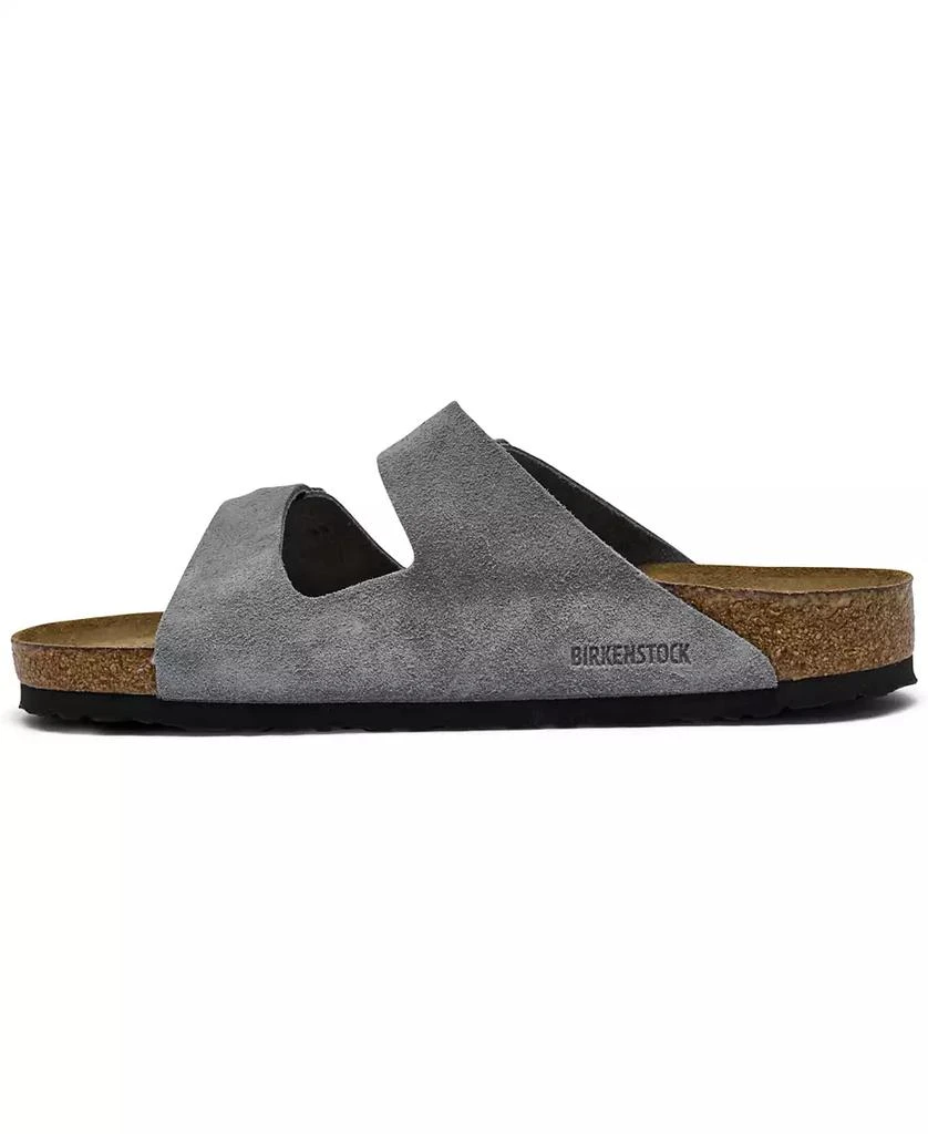 Birkenstock Men
s Arizona Suede Leather Soft Footbed Casual Sandals from Finish Line 3