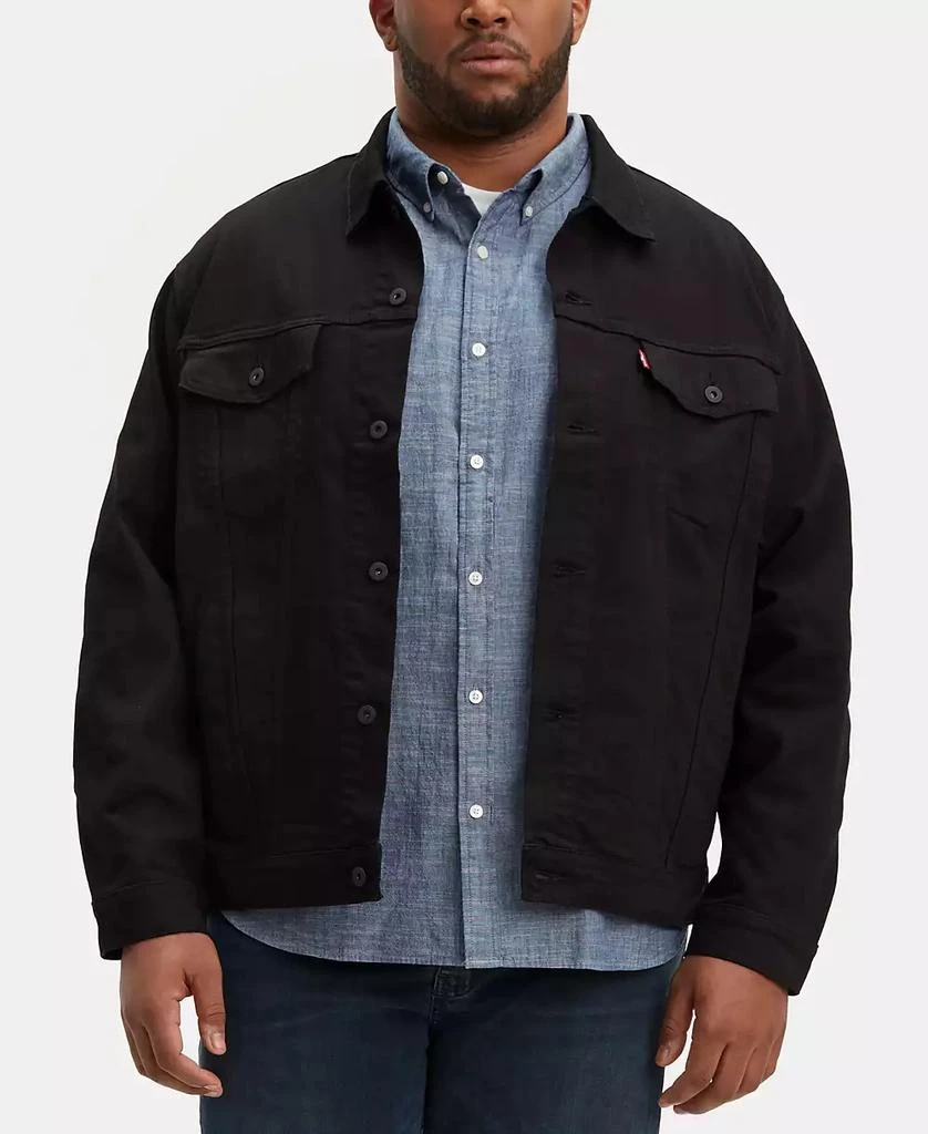 Levi's Men's Big & Tall Stretch Denim Trucker Jacket 1