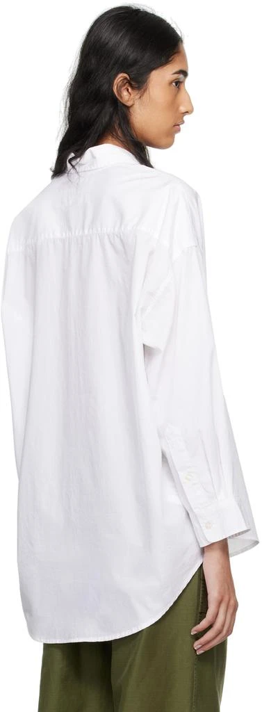 R13 White Drop Neck Shirt 3