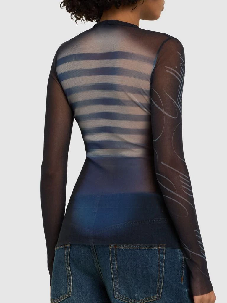 Jean Paul Gaultier Le Mâle Printed Mesh Top 2