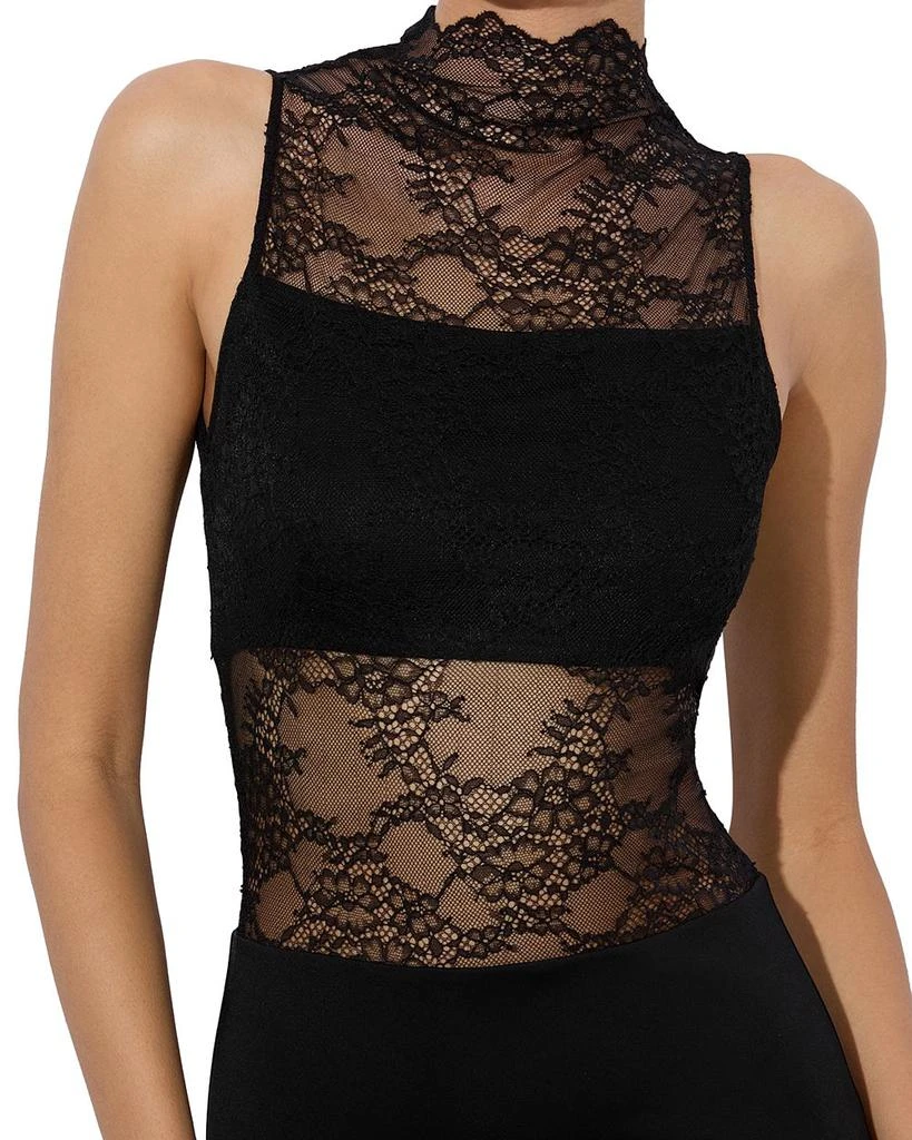 Alice + Olivia Nichol Sleeveless Lace Dress 3