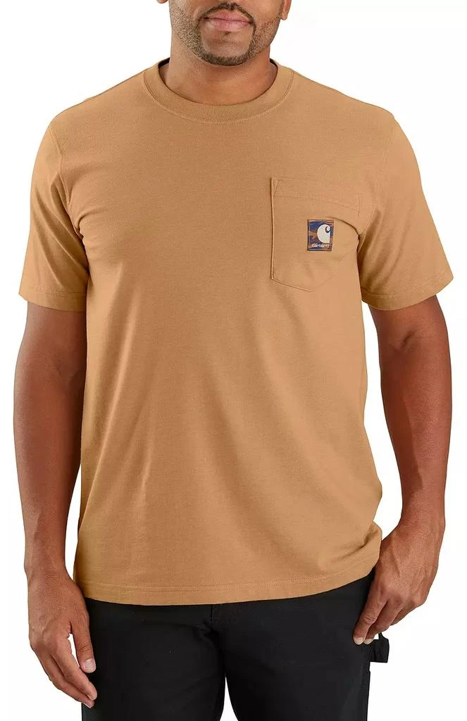 Carhartt Carhartt Men's Lightweight Short-Sleeve Pocket Camo Patch T-Shirt 1