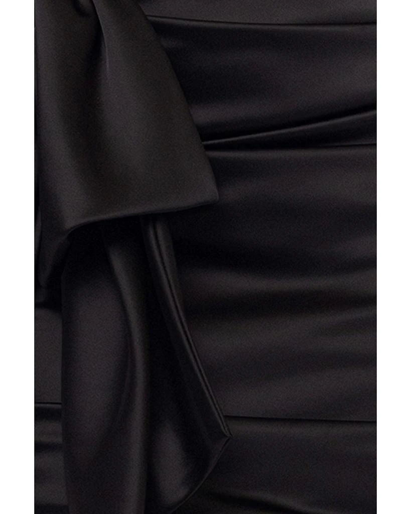 AQUA Strapless Satin Dress - Exclusive 5