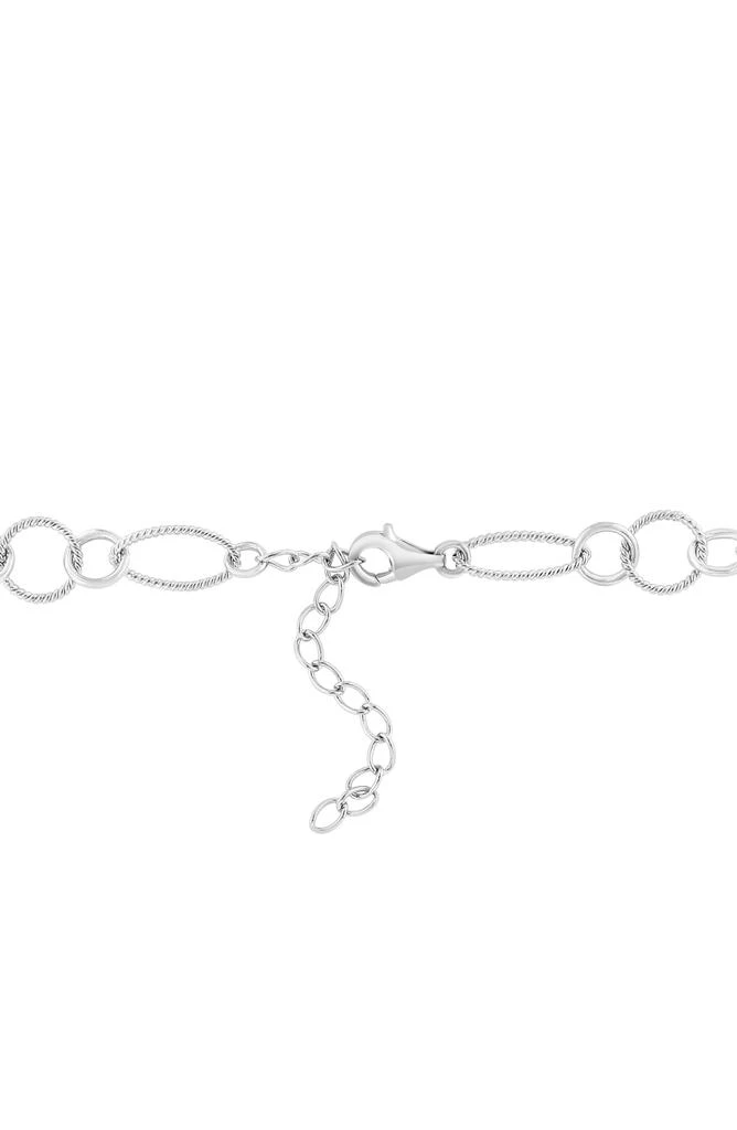 Effy Sterling Silver 8mm Freshwater Pearl Station Necklace 2