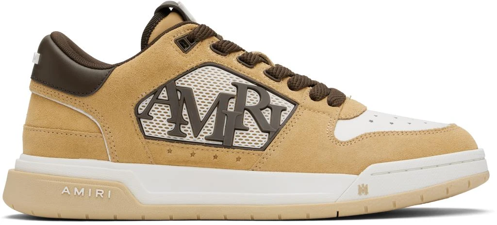 AMIRI Tan Classic Low Sneakers 1