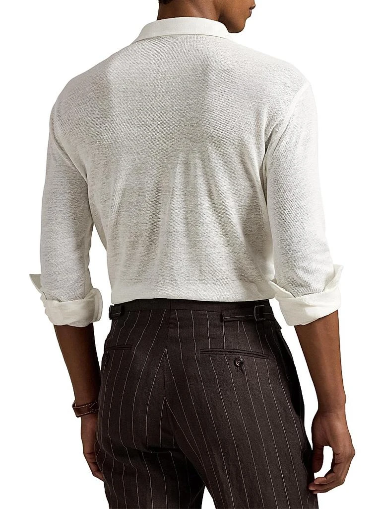 Ralph Lauren Linen Mesh Polo Shirt 4