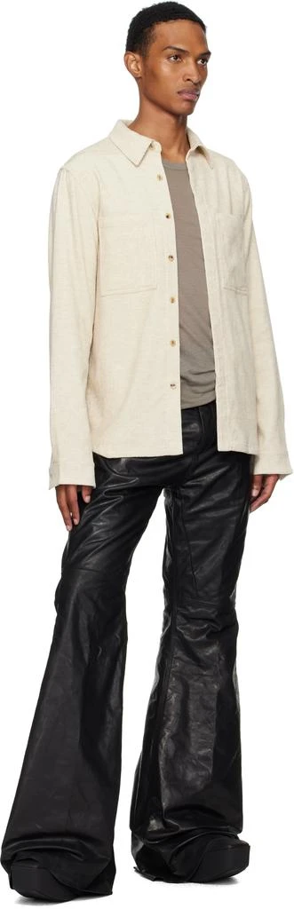 Rick Owens Black Concordians Sliver Platform Beatle Chelsea Boots 5