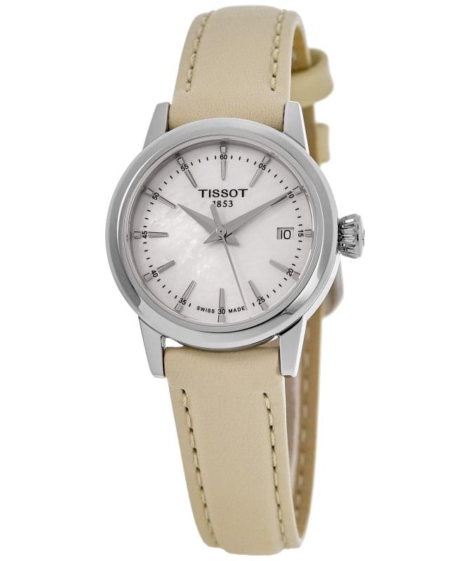 Tissot Tissot Classic Dream Lady Mother of Pearl Dial Leather Strap Women's Watch T129.210.16.111.00