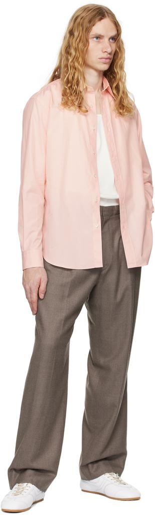 トップス AURALEE HIGH COUNT FINX OX SHIRT PINK 5 AURALEE HIGH COUNT FINX OX SHIRT – unexpected store