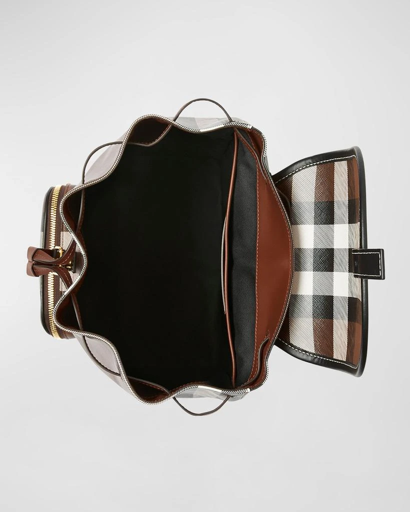 Burberry Check Flap Drawstring Backpack 3