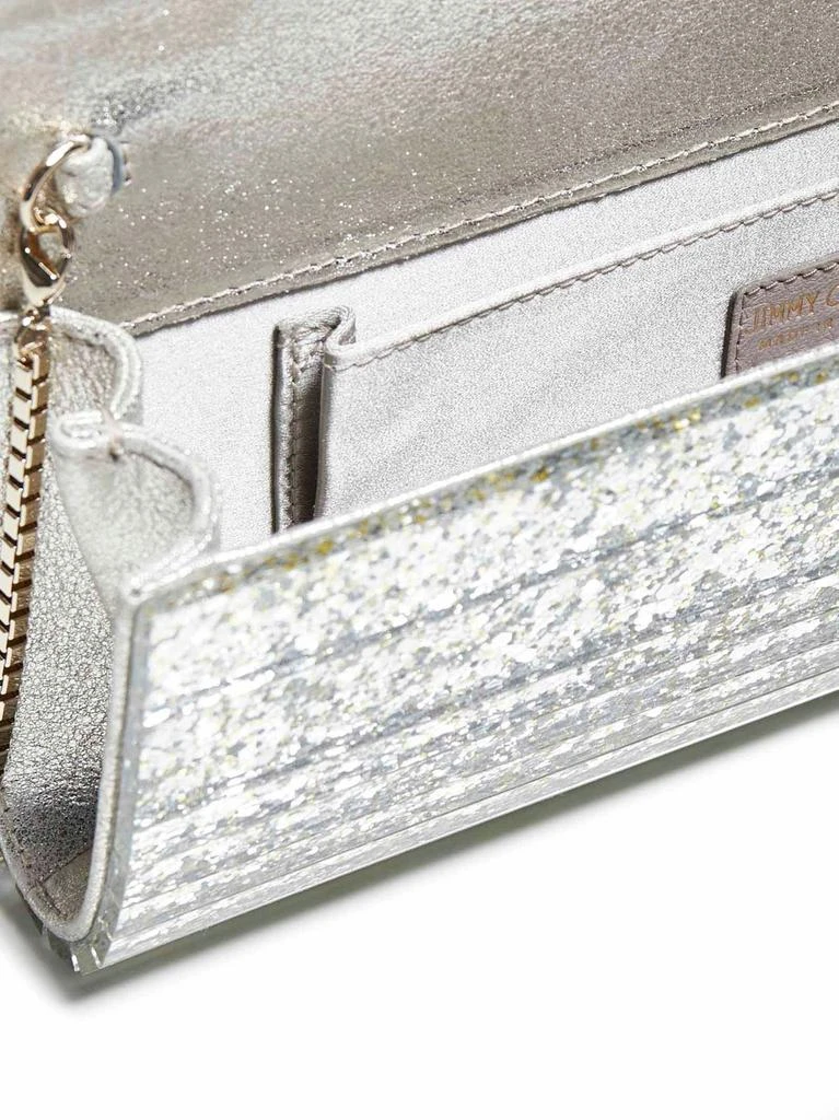 Jimmy Choo Jimmy Choo Sweetie Glittered Clutch Bag 5