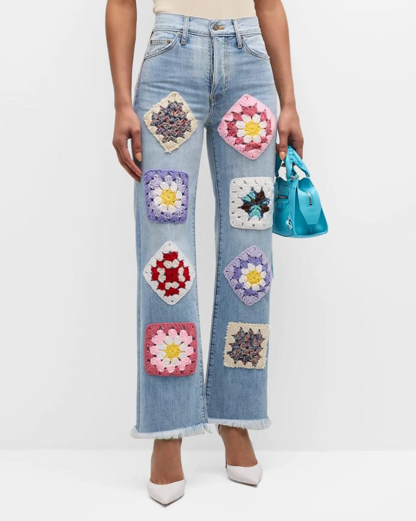 Cout De La Liberte Carrie Crochet Patch Jeans 2