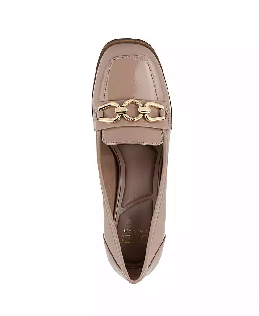 JONES NEW YORK Women's Howent Square Toe Heeled Loafers 4