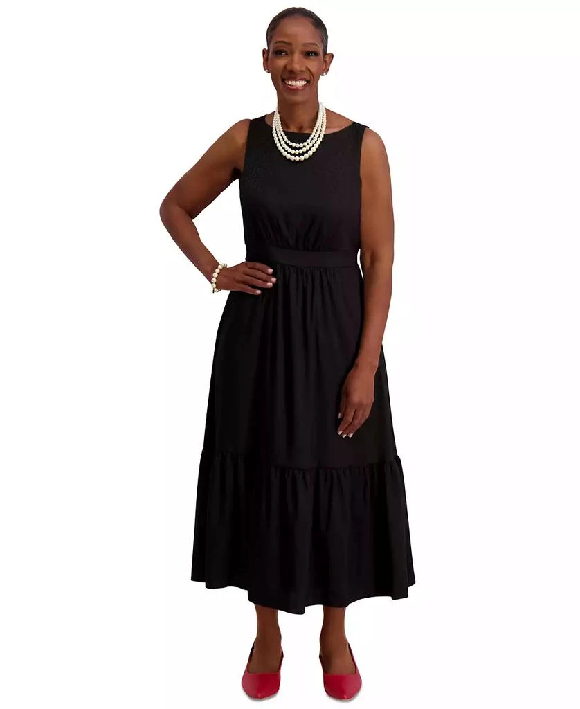 Kasper Women's Tiered Midi Dress, Regular & Plus Sizes 1